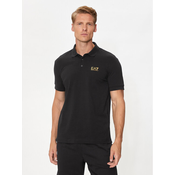 EA7 Emporio Armani Polo majica 8NPF14 PJVQZ 0208 Črna Regular Fit