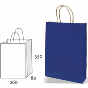 VREČKA DARILNA 26*35*8CM EKO MODRA