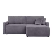 Kotna garnitura Boston 583 (Poso 22) Siva, Funkcija spanje, Predal, 230x146x91cm