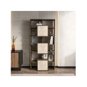 Hanah Home Polica za knjige Monaco, 85x176x20 cm, Boje oraha