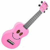 Ukulele Pink Smiley Mahalo