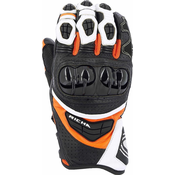RICHA Stealth motociklističke rukavice crno-bijelo-narančaste rasprodaja