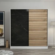 Hanah Home Garderober Kale-7157, 220x210x52 cm, Antracit-crni