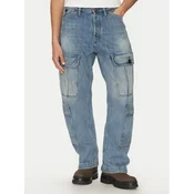G-Star Raw Jeans hlače Bend 3D D26111-D499 H121 Modra Loose Fit