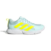 Ženska dvoranska obutev adidas Court Team 2.0 Indoor Shoes Dusky Petrol/Lucid Pink/Ftwr White EUR 38