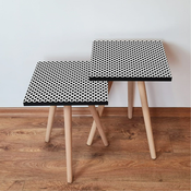 HANAH HOME Set 2 stočića 2Shp8 White