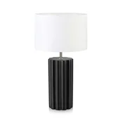 Crna stolna lampa Markslöjd Column, visina 44 cm