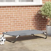 Krevet za psa Svijetlo siva 105 x 65 x 18 cm Celik