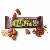 BOMBUS Raw Proteinska plocica 50 g Cocoa beans