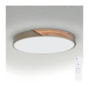 BRILAGI - Zatemnjivo svetilo PILANA LED/60W/230V hrast/bež premer 60 cm + daljinski upravljalnik