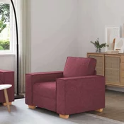 vidaXL vidaXL Kavč fotelj vinsko rdeč 60 cm blago, (5000137945)