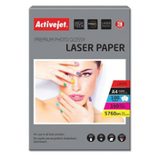 Foto papir Activejet A4 Laser Glossy 160 g, 100/1