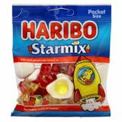 BONBONI S SLADKORNO PENO SADJE IN KOLA, HARIBO STARMIX, 100G