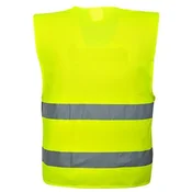 MONSUN Prsluk Hi-Vis M474 sa dve horizontalne trake/ žuta
