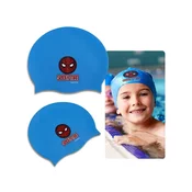 MARVEL COMICS Spider-Man Plavalna kapa MARVEL iz silikona za otroke 3+, Raztegljiva, Univerzalna velikost za bazen