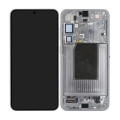 Samsung Galaxy S25 Plus - LCD zaslon + steklo na dotik + okvir (Silver Shadow) OLED