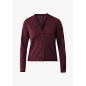 Mexx Ženski kardigan Aralia MF006600853W, Regular, Dugi rukav, Bordo