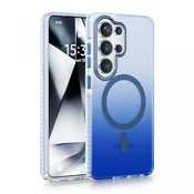 CELLECT Magnetski silikon case Samsung Galaxy S26 Ultra plavo-proziran