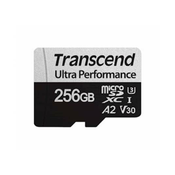 SDXC TRANSCEND MICRO 64GB 340S, 160/80 MB/s, C10, U3, V30, A2, adapter