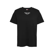 Tommy Jeans Majica bež/zelena/rdeča/črna
