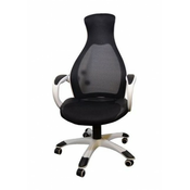 Office Chair Executive DS-019 Black/White (Mesh,PU) ( DS-019 )