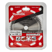 Krožni žagin list TCG 165x2.2x20mm, Z=60, 5°, za: Alu, PVC, MDF | MAKITA - Makita