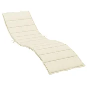 Jastuk za ležaljku krem 200 x 70 x 3 cm od tkanine Oxford