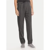 Marella Hlače iz tkanine Nyssa 2523136025 Siva Regular Fit