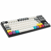 Varmilo VEA88 CMYK TKL Gaming Tastatur, MX-Brown, weiße LED A24A024A2A1A07A007