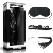 shumee Lovetoy BDSM DELUXE BONDAGE KIT (maska, bič, žoga)