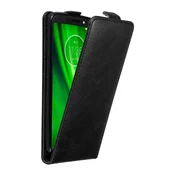 Cadorabo Cadorabo Ohišje, združljivo z Motorola MOTO E5 / G6 PLAY v nočna črna - Zaščitni ovitek v obliki flipa z magnetnim zapiranjem, (20563769)