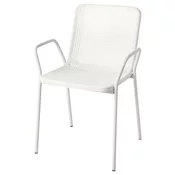 TORPARÖ Stolica s rukohvatima,spolja, bela