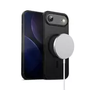 shumee Crong Hybrid Frost MAG Cover - ovitek MagSafe za iPhone Air (črn)