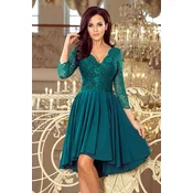 Numoco lace neckline dress