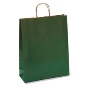 Vrečka darilna eko a5 22x10x28 temno zelena PROMOCIJA