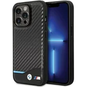 Bmw BMW HARDCASE OVITEK ZA IPHONE 13 PRO MAX 6.7 CARBON USNJE BMHCP13X22NBCK