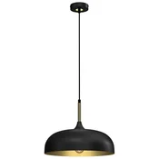 Light Obesna svetilka VOLOS E27 črna/zlatna