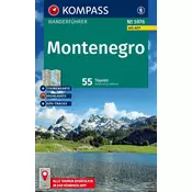 KOMPASS Wanderführer Montenegro, 55 Touren mit Extra-Tourenkarte