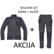 Mix zaščitna oprema GREENDALE delovni set (jakna+hlače farmer), 50