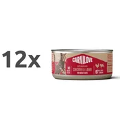 Carnilove Cat Adult konzerva, pate - piščanec in jagnjetina - 100 g 12 x 100 g