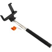 Selfie stick za smartphone, žicni, crni