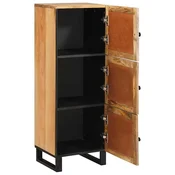 Highboard s ladicama Smeda 40 x 33 x 110 cm Cvrsto drvo manga
