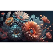 Prevleka za radiator Flowers Cover Magnetna prevleka za radiator 60x100