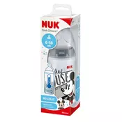 NUK steklenička first choice + mickey z vgrajenim temperaturnim indikatorjem 300 ml