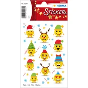 Herma: Božični nalepke - Smiley