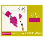 Blok Tela Olio 36x48cm 10L 300g (canvas grain/superficie telata) Fabriano 68003648