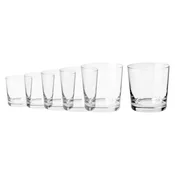 Set of 6 whiskey glasses, made from glass, 430 ml, DIVINE - Krosno
