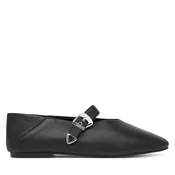 Balerinke Tommy Jeans Tjw Ballerina Nappa Leather EN0EN03043 Črna
