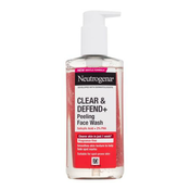 Neutrogena Clear & Defend+ Peeling Face Wash čistilni gel 200 ml unisex