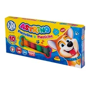 Astra ASTRINO Šolski plastelin 10 barv, 303221002